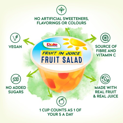 Dole Fruit Salad With Cherry In Juice