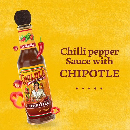 Cholula Hot Sauce Chipotle 