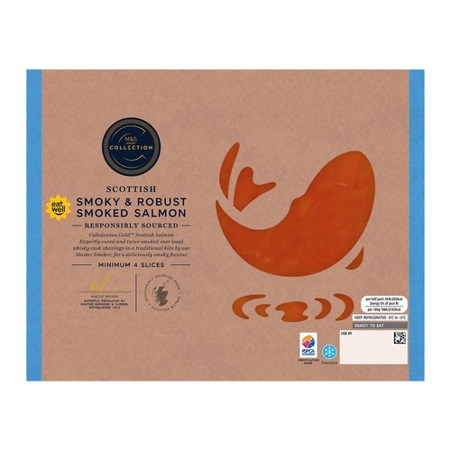 M&S Collection Scottish Smoky & Robust Smoked Salmon