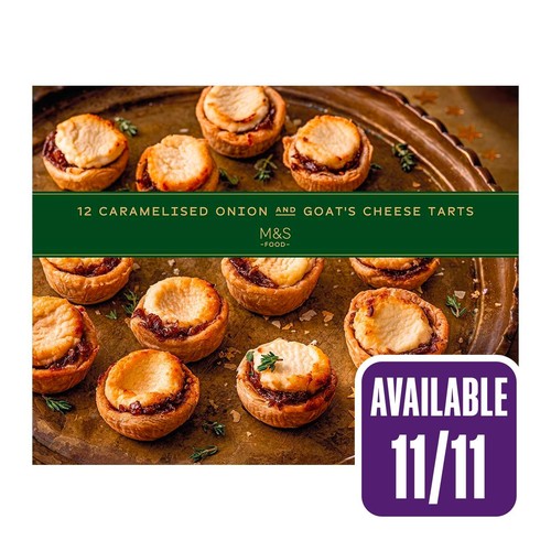 M&S Caramelised Onion & Goats Cheese Tarts