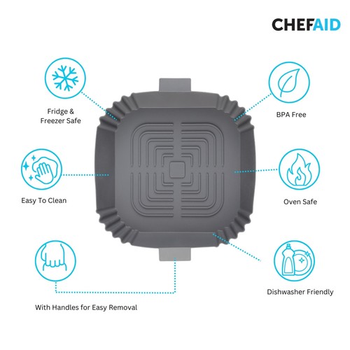 Chef Aid Air Fryer Liner 20 x 19.5 x 5cm