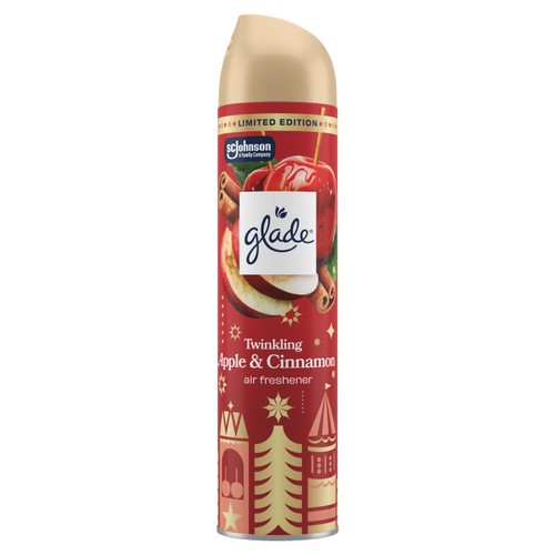 Glade Aerosol Air Freshener Twinkling Apple & Cinnamon