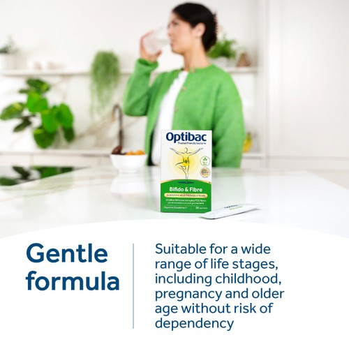 Optibac Probiotics Bifido & Fibre - 10 Sachets
