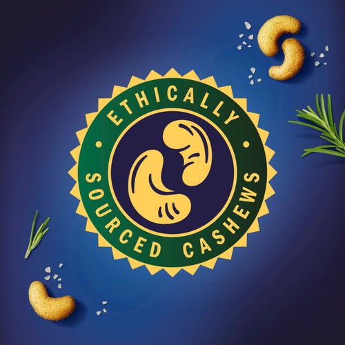 KP Signature Sea Salt and Rosemary Cashew Nuts