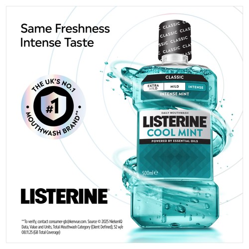 Listerine Cool Mint Intense Mint Classic Mouthwash
