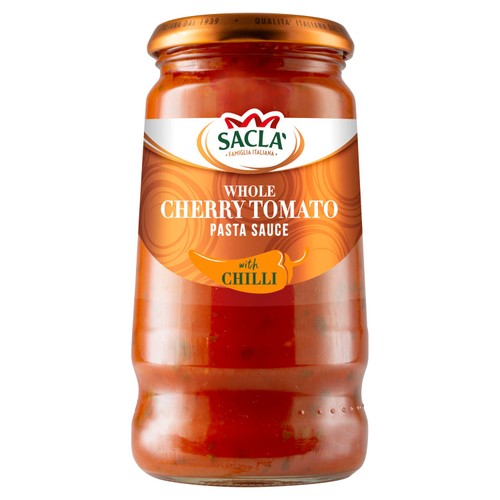 Sacla' Whole Cherry Tomato & Chilli Pasta Sauce