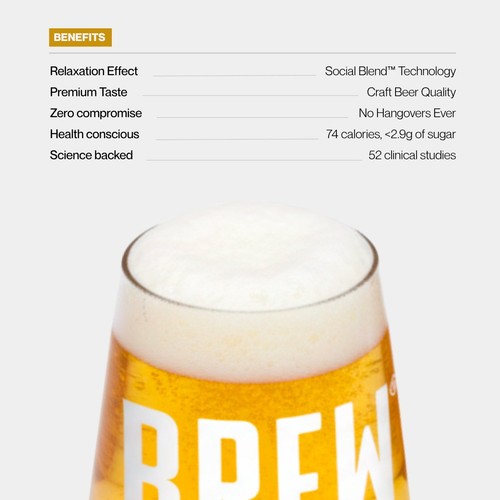 IMPOSSIBREW Alcohol Free Enhanced Lager