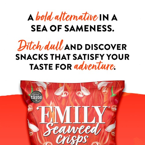 Emily Sriracha Seaweed Crisps