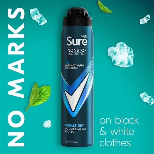 Sure Men Limited Edition Cobalt Dry 72h Antiperspirant Deodorant