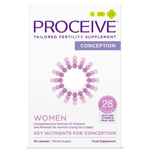 Proceive Women's Fertility Supplement Conception Capsules 