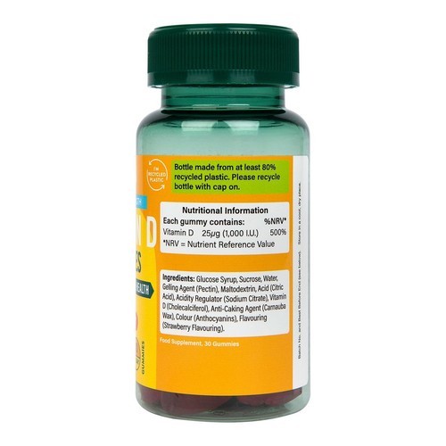 Holland & Barrett Vitamin D3 1000 I.U Vegetarian Gummies