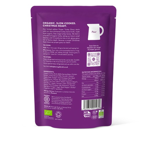 Borough Broth Co. Organic Turkey Gravy