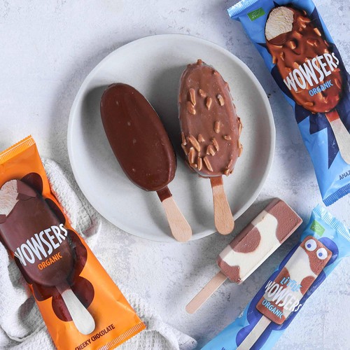 Wowsers Organic Little Vanilla & Chocolate Ice Cream Lollies