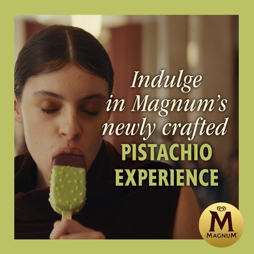 Magnum Signature Pistachio Ice Cream Sticks