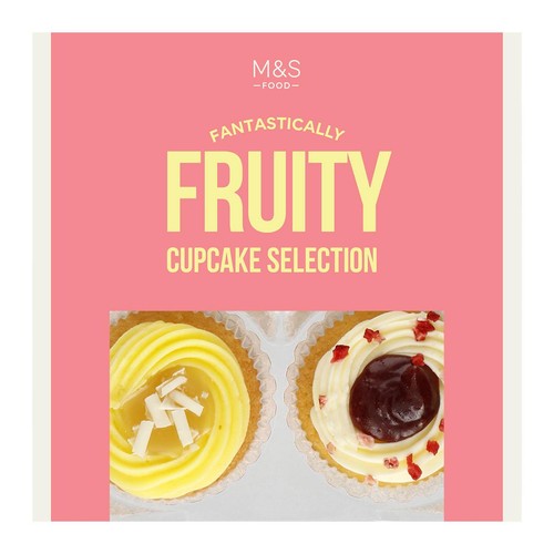 M&S Fruit Cupcake Selection