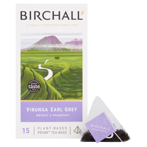 Birchall Virunga Earl Grey - 15 Prism Tea Bags
