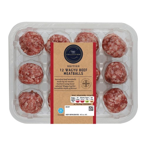 M&S Collection 12 Wagyu Beef Meatballs
