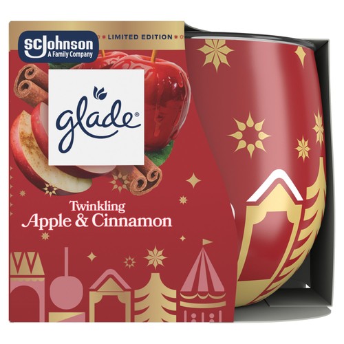 Glade Festive Candle Twinkling Apple & Cinnamon