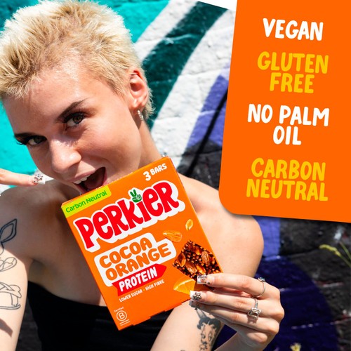 Perkier Cacao & Orange Protein Bars