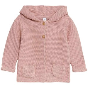 M&s Cotton Hooded Cardigan M&S Hooded Chunky Cardigan, 18-24
