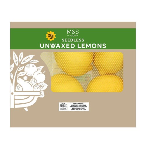 M&S Unwaxed Lemons