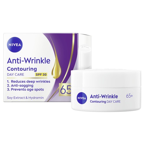 NIVEA Anti-Wrinkle Day Cream + Firming Day Cream 65+ SPF30