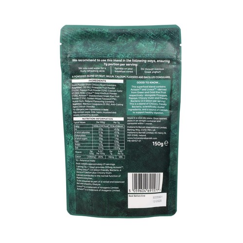 Holland & Barrett Gut Health Superfood Blend "with Benefits" Powder