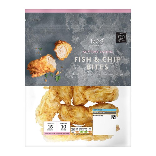 M&S 10 Fish & Chip Bites
