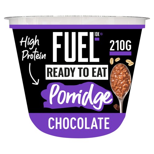 FUEL10K Ready to Eat Protein Porridge Oat Cereal Pot Chocolate
