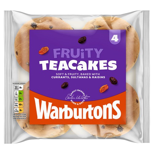 Warburtons Fruity Teacakes