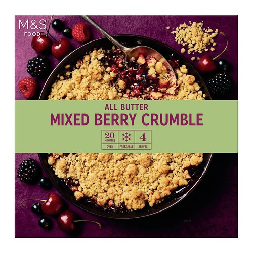 M&S Mixed Berry Crumble