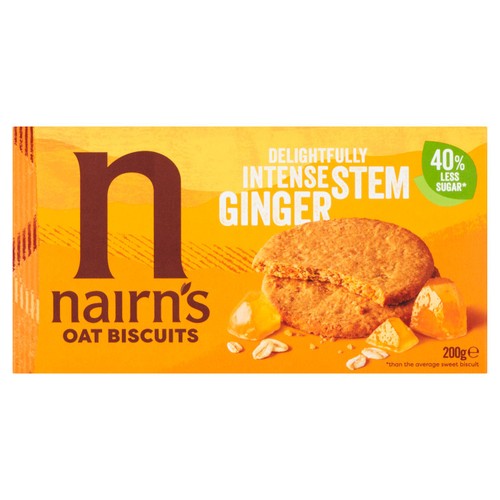 Nairn's Stem Ginger Oat Biscuits 