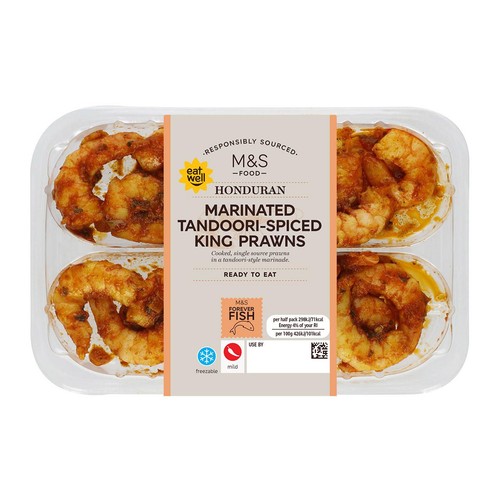 M&S Marinated Tandoori Style King Prawns