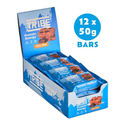 TRIBE Protein Energy Flapjack Choc Chip Energy 