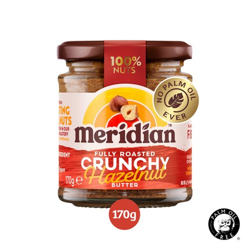 Meridian Crunchy Hazelnut Butter 100% Nuts