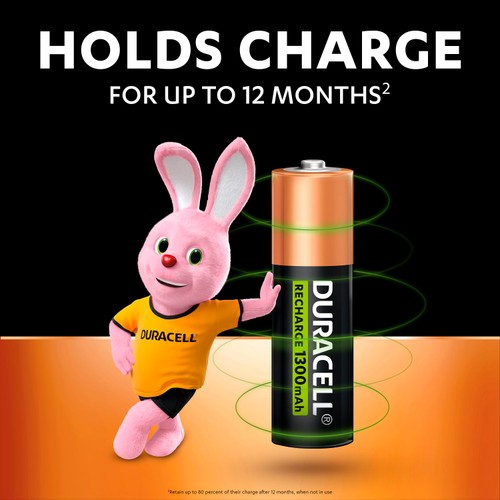 Duracell Recharge Plus AA Rechargeable Batteries