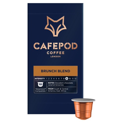 CafePod Brunch Blend Nespresso Compatible Aluminium Coffee Pods