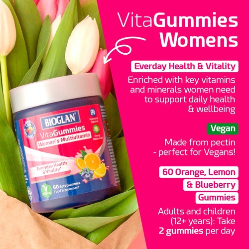 Bioglan VitaGummies for Adults, Womens Multivitamins