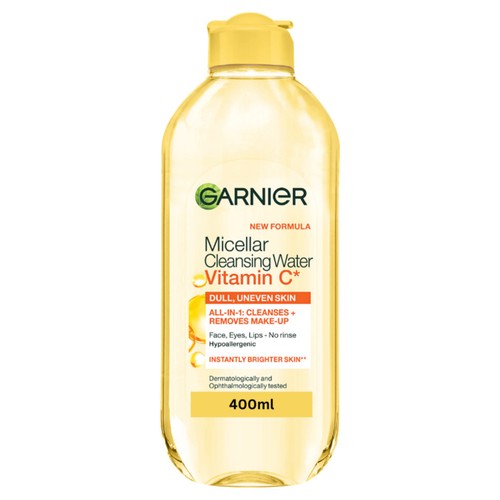 Garnier Micellar Vitamin C Water For Dull Skin Brightening Face Cleanser