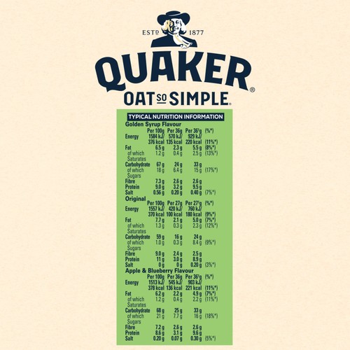 Quaker Oat So Simple Variety Pack Porridge Sachets Cereal