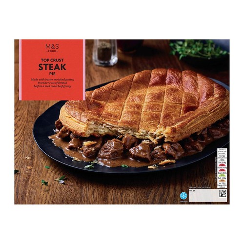 M&S Steak Top Crust Pie