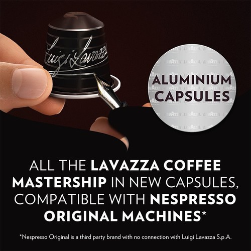 Lavazza Espresso Intenso Aluminium Nespresso Compatible Capsules