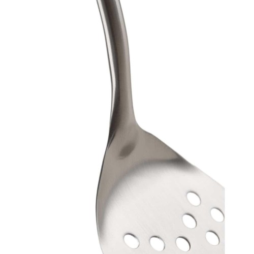 M&S X Tom Kerridge Stainless Steel Slotted Turner, Silver