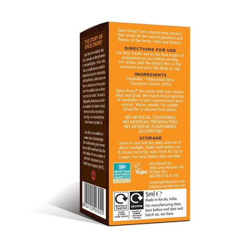 Spice Drops Concentrated Natural Cinnamon Extract
