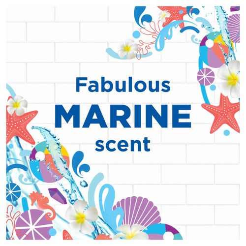 Duck Active Clean Toilet Rim Block Marine