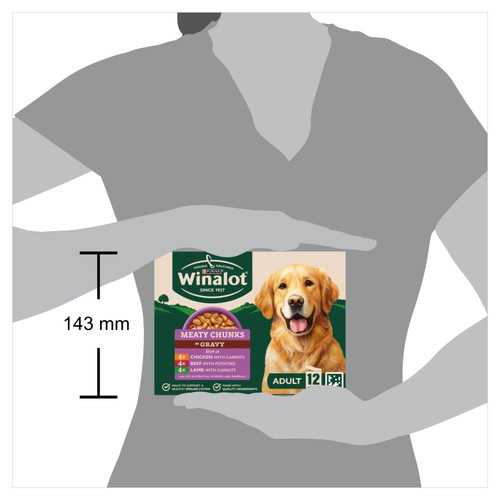 Winalot Meaty Chunks Mixed in Gravy Wet Dog Food