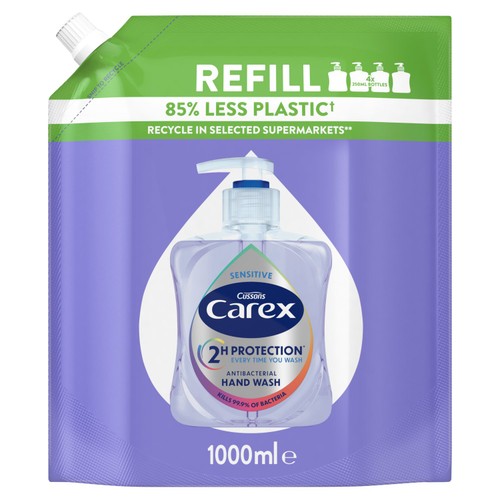 Carex Sensitive Antibacterial Handwash Refill