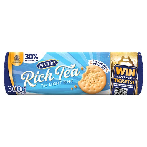 McVitie's Rich Tea The Light One Biscuits
