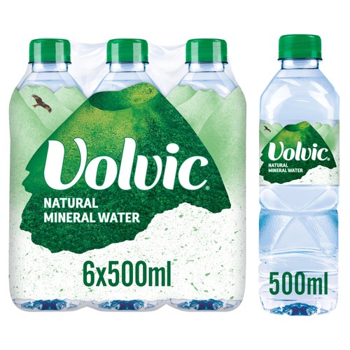 Volvic Still Natural Mineral Spring Bottled Water Multipack