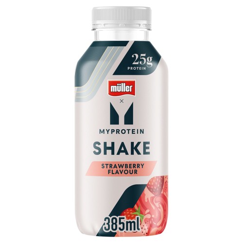 Muller x MyProtein Strawberry High Protein Shake, 400g Muller x MyProtein Strawberry High Protein Shake, 400g